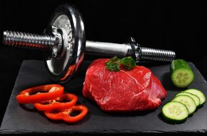 תזונה וספורט - משקולות ובשר