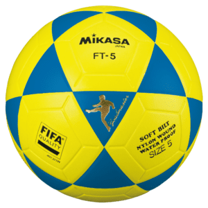 כדור כדורגל מיקסה בצבע צהוב כחול