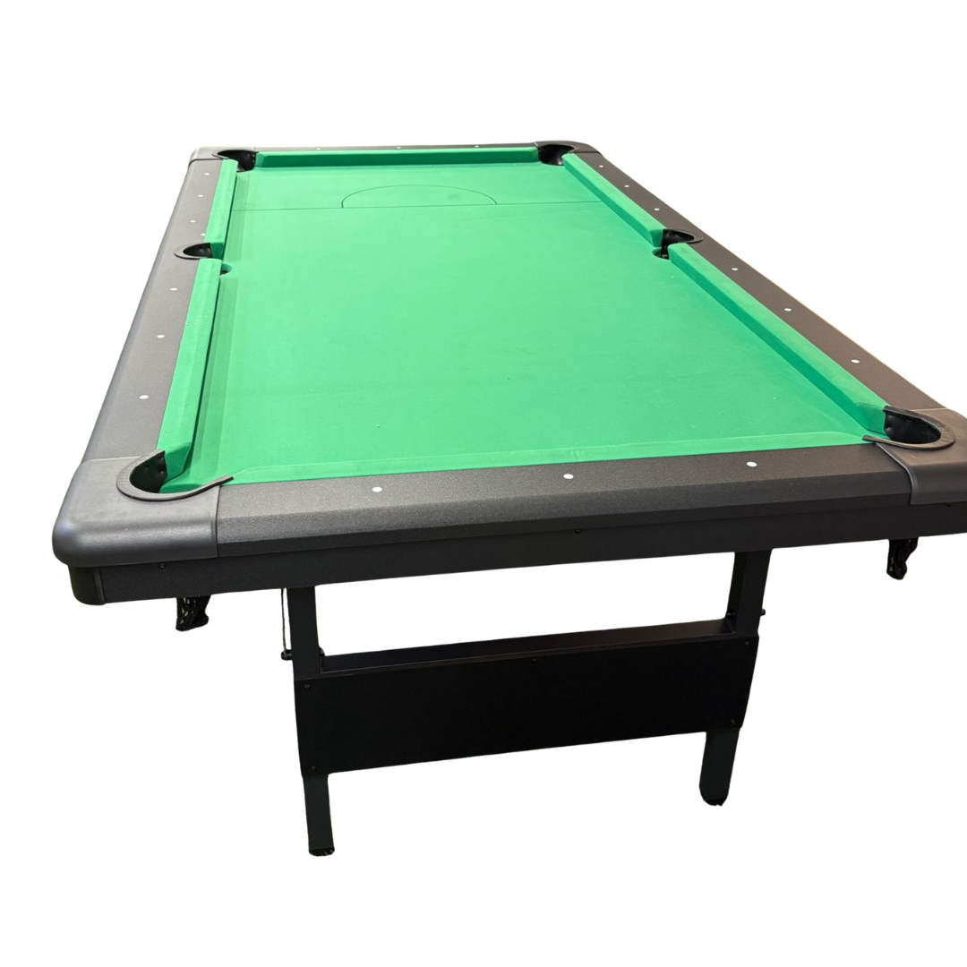 שולחן סנוקר מתקפל 7 פיט עם משטח ירוק