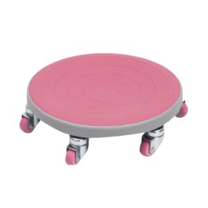 סליידר מקצועי 6 גלגלים 360 מעלות לתרגילי כוח, ליבה ועוד ורוד