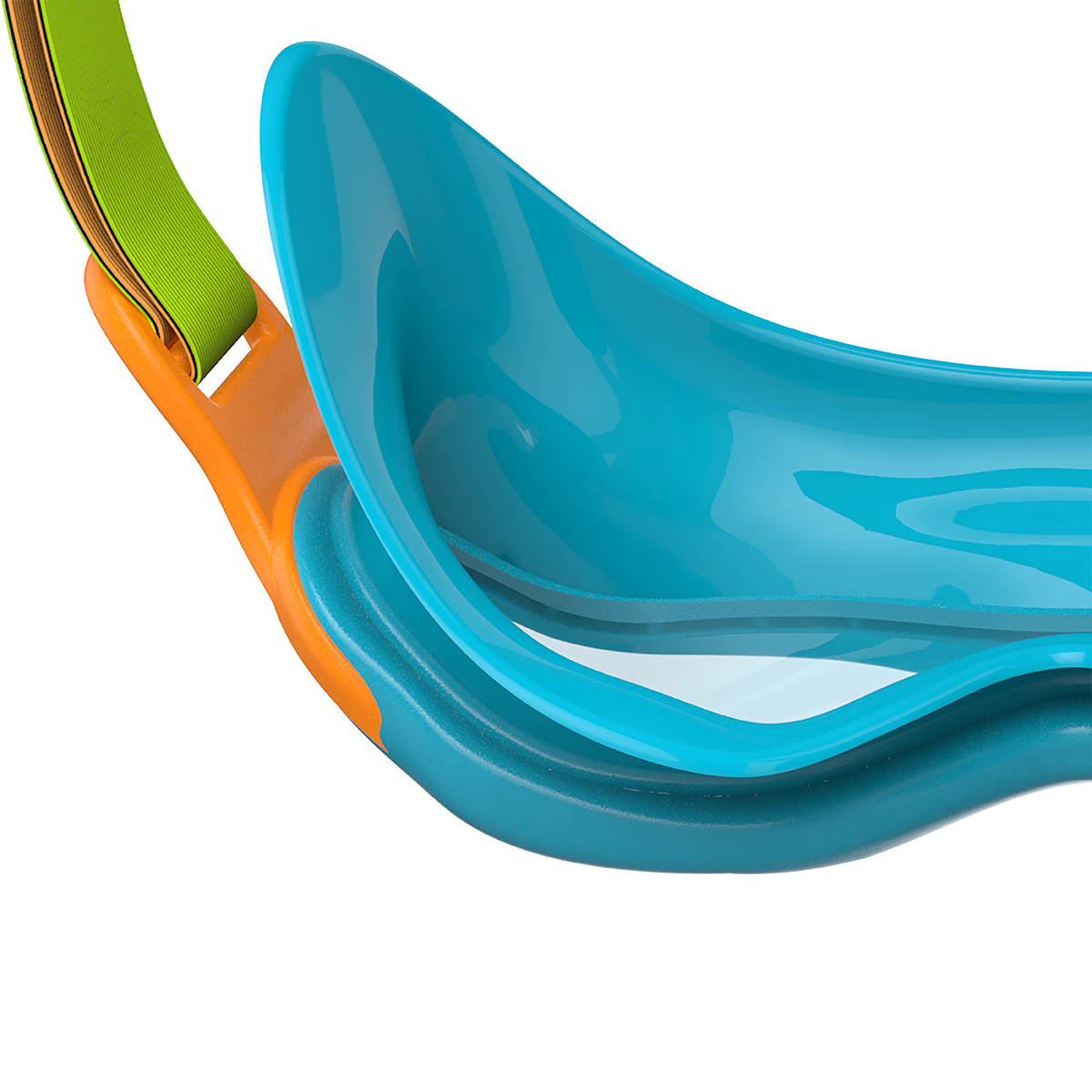 משקפת שחייה לפעוטות SPEEDO דגם Biofuse Mask Infant (גילאים 2-6) כחול עדשה