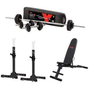 באנדל ספה + סטנד + משקולות 50 ק"ג YORK