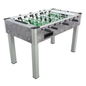 שולחן כדורגל מקצועי College Pro מבית Roberto Sport Italy עם זכוכית מחוסמת, מוטות טלסקופיים ומבנה מאסיבי. לשימוש פנימי.
