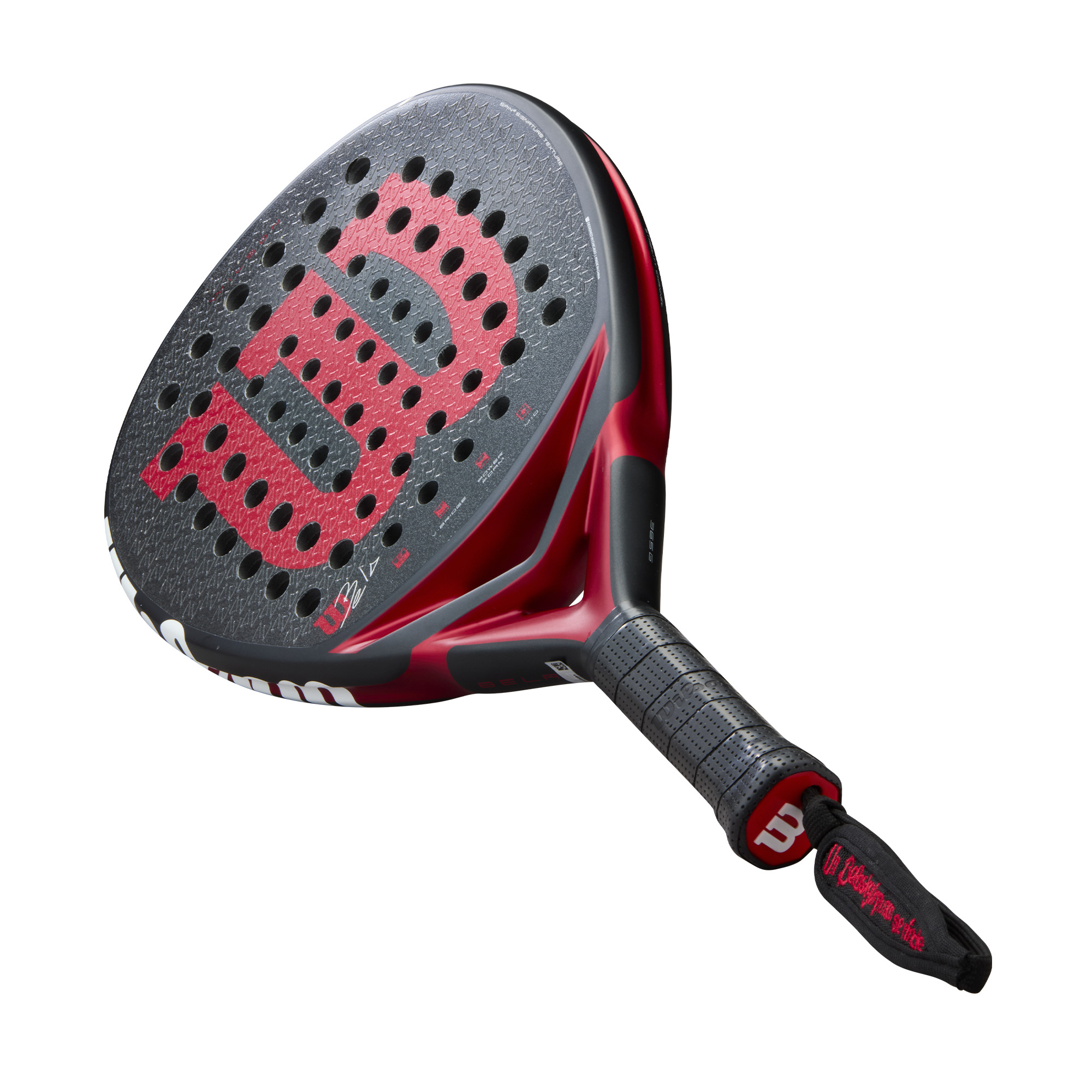 WILSON PADEL BELA V3 מחבט פאדל וילסון מהצד