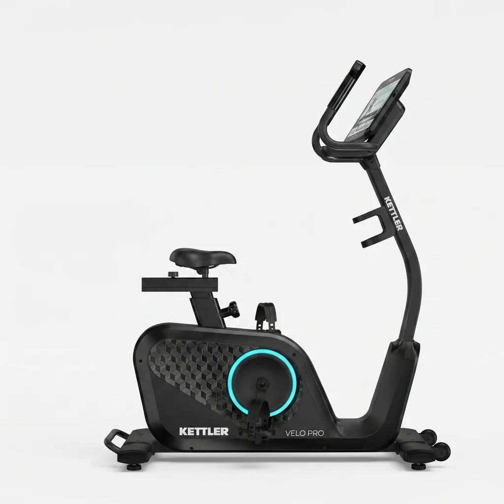אופני כושר עם מסך 15.6 אינץ' מקצועיים KETTLER VELO PRO Premium Recumbent Bike